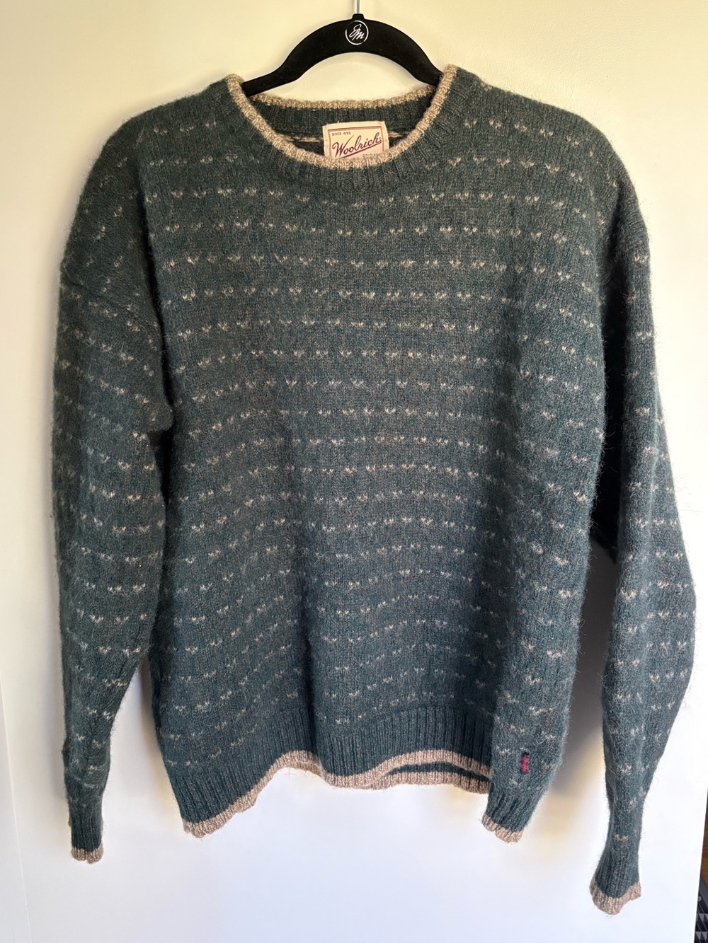 Vintage Woolrich Wool Birdseye Sweater Men's XL